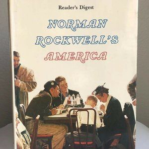 Norman Rockwell's  VTG America~Hard Covered Book